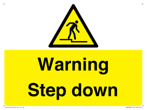 Warning Step down